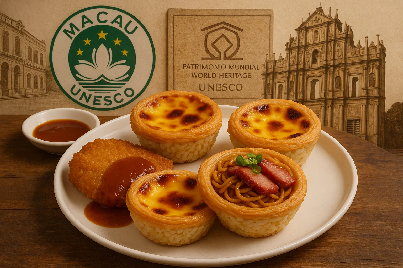 Kuliner fusion Makau UNESCO